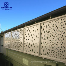 Laser Cut Metal Aluminum Garden Fence Panel for Decoration (KH-Fence-008)